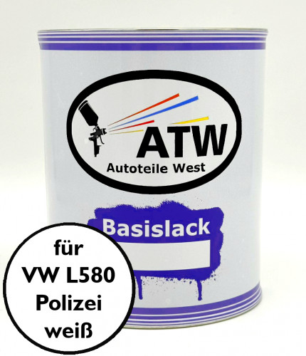 Autolack für VW L580 Polizeiweiß